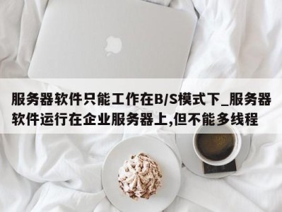 北京服务器软件只能工作在B/S模式下_服务器软件运行在企业服务器上,但不能多线程 